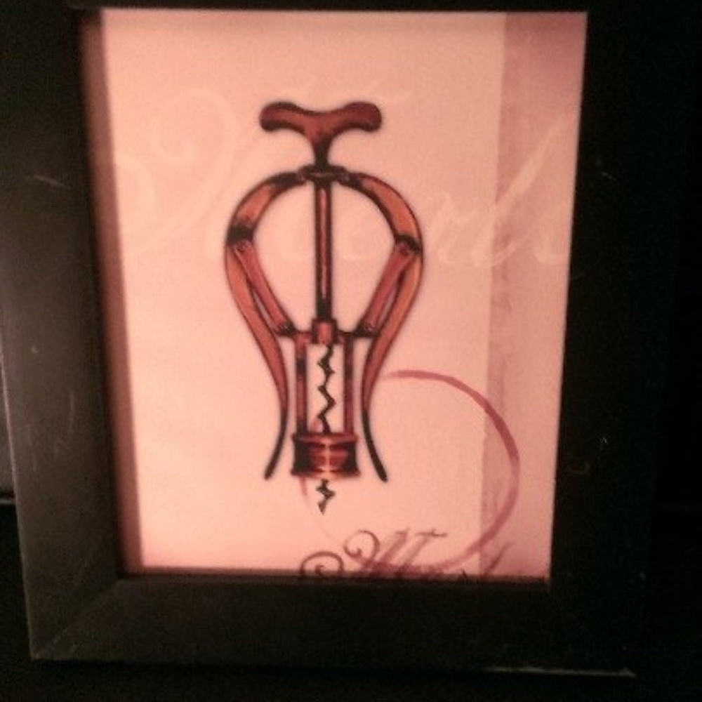 Corkscrew Framed Artwork
